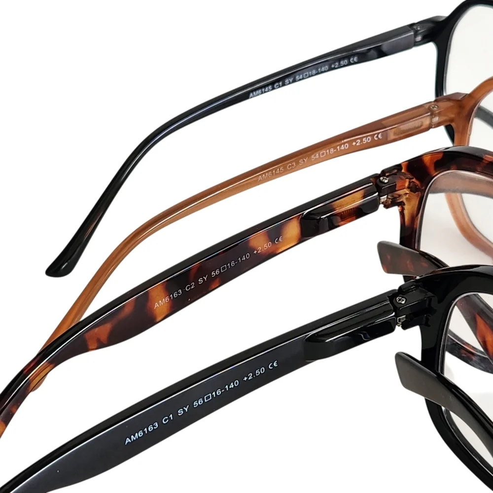 4 Pack NEW Aviator Oversized Reading Glasses Blue Light Block +2.50